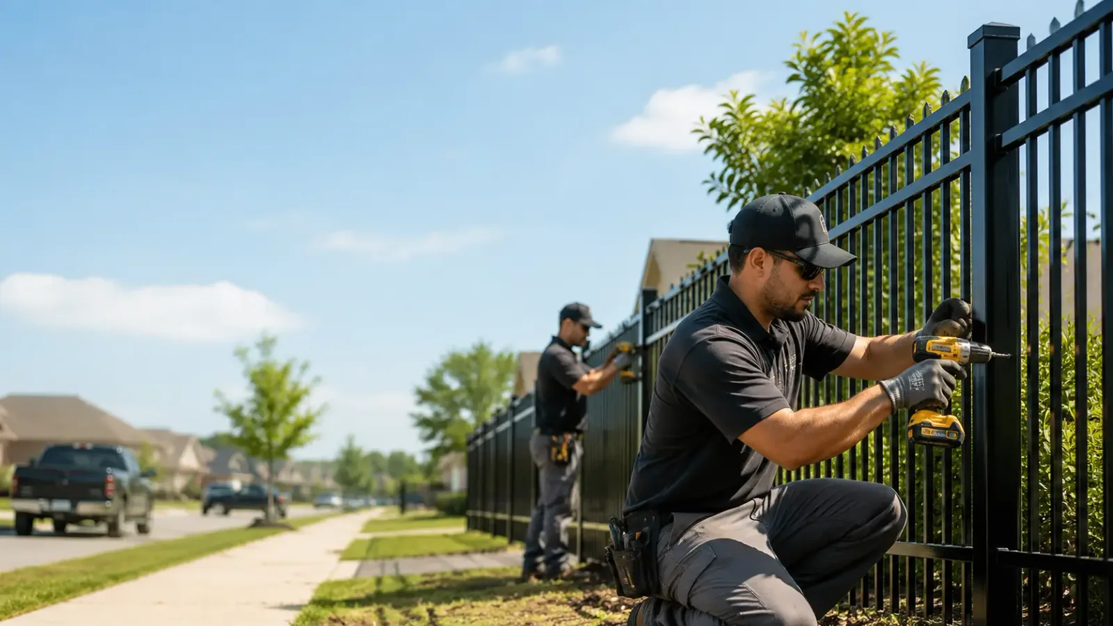Metal Fence Installation in La Valle, WI